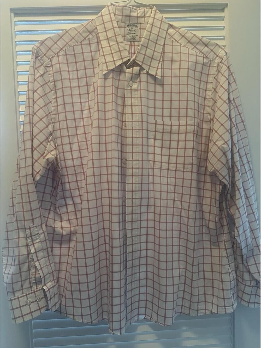 Brooks Brothers Men's Regent Fit Dress Shirt Size XL